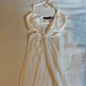 white adjustable netted top